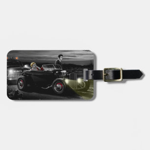 Joy Ride B&W Luggage Tag