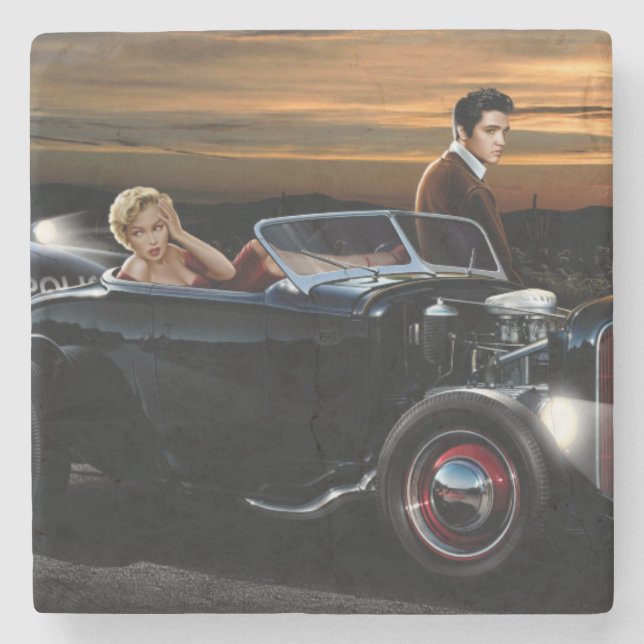 Joy Ride Stone Coaster (Front)