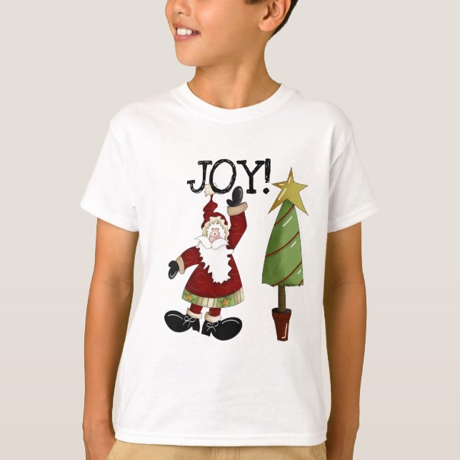 JOY Santa Claus T-shirts and Gifts (Front)