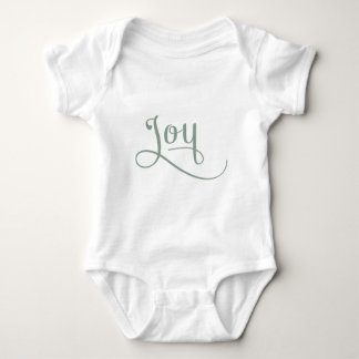 Joy Script Sage Baby Bodysuit