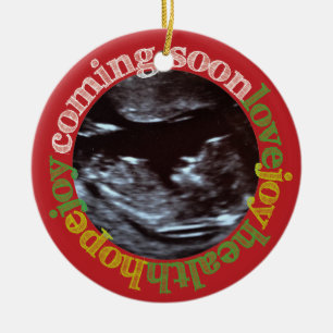 Joy! Sonogram First Christmas Keepsake Ornament