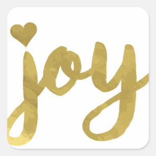 Joy Square Sticker