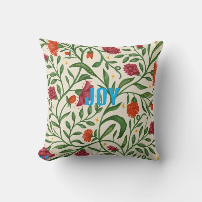 JOY Throw Pillow  (Front)