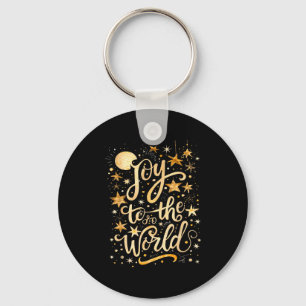 Joy To The Christmas World Christian Jesus Nativit Key Ring