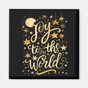 Joy To The Christmas World Christian Jesus Nativit Magnet