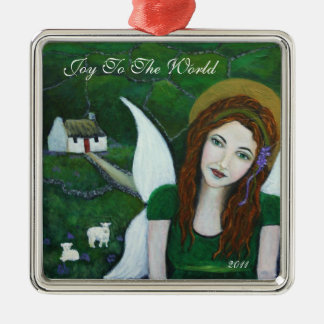 Joy To The World Angel Ornament