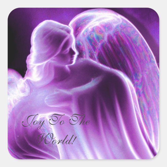 Joy To The World Angel Sticker (Front)