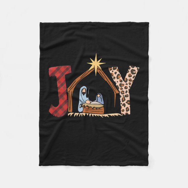 Joy To The World Ba  Fleece Blanket (Front)