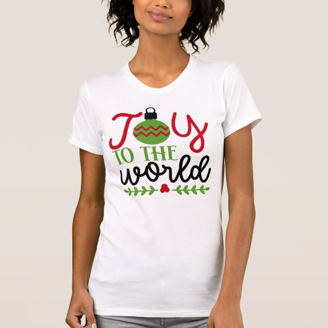 Joy to the World Ceramic T-Shirt (Front)