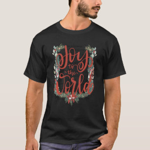 Joy To The World Christian Christmas Jesus Birth M T-Shirt
