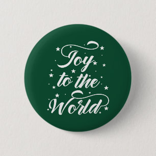 joy to the world Christmas 6 Cm Round Badge