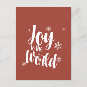 Joy to the World Christmas Card 