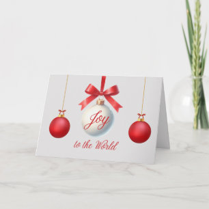 Joy to the World Christmas Card