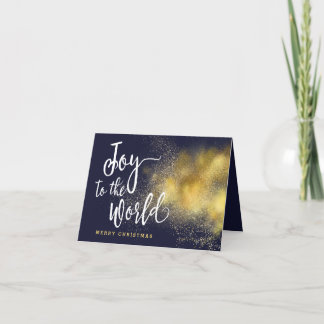 Joy to the World Christmas Holiday Card