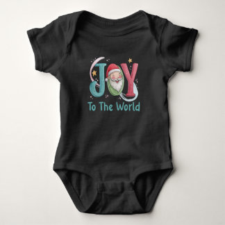Joy To The World, Christmas Kids Baby Bodysuit