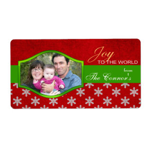 Joy to the world - Christmas Labels