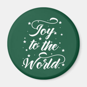 joy to the world Christmas Magnet