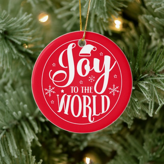 Joy to the World Christmas Ornament (Tree)