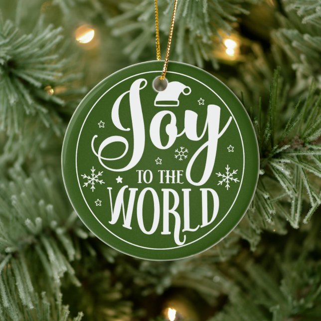 Joy to the World Christmas Ornament (Tree)