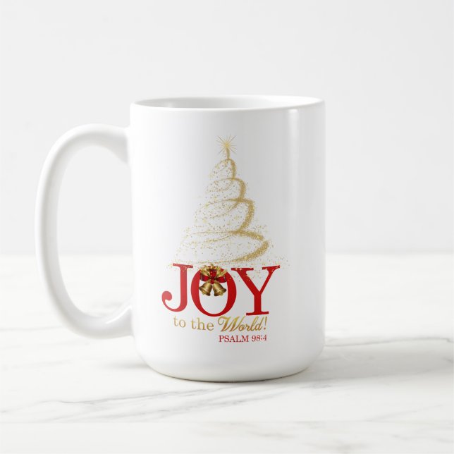 "Joy to the World" Christmas Scripture Mug (Left)
