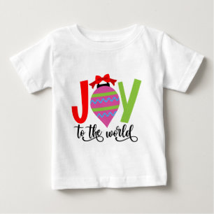 Joy to the World Christmas Song Baby T-Shirt