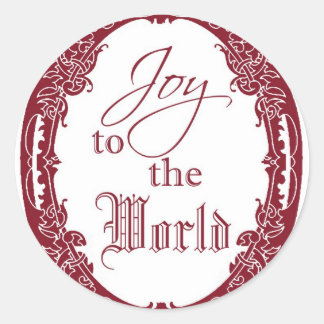Joy to the World Christmas Stickers, Seals