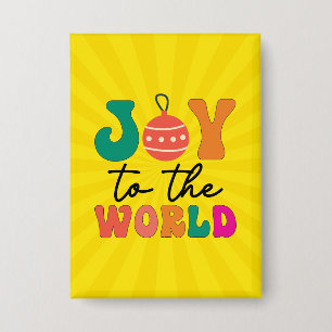 Joy To The World Colourful Christmas Typography