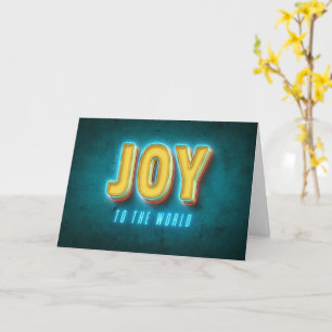 Joy to the World Custom Holiday Card