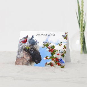 Joy to the World: Enjoy the simple pleasure. Holiday Card