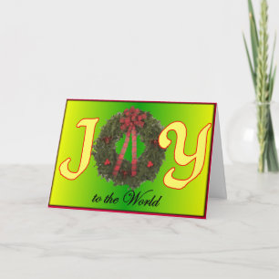 Joy to the World Greeting Card