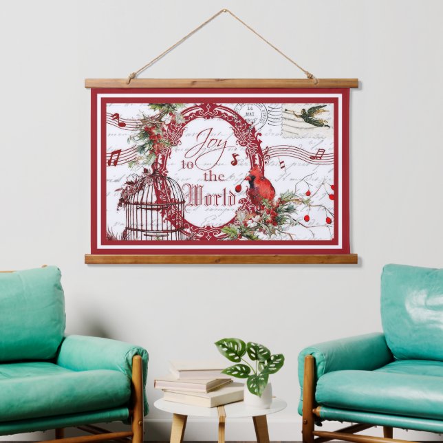 Joy to the world  hanging tapestry (Living Room)