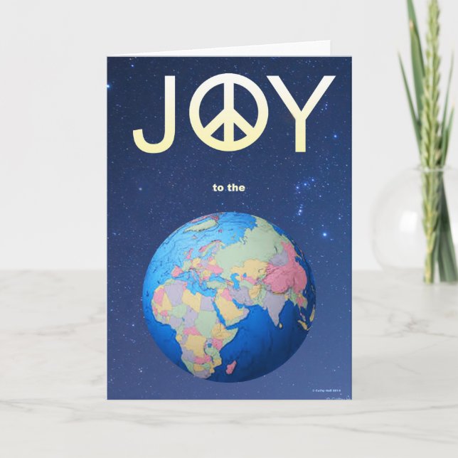 Joy to the World Holiday Card (Front)