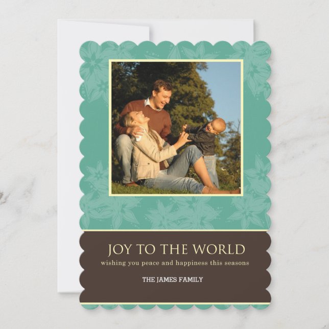 JOY TO THE WORLD HOLIDAY CARD (Front)