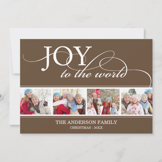 JOY TO THE WORLD | HOLIDAY PHOTO CARD (Front)