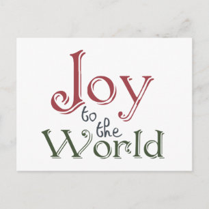 Joy to the World Holiday Postcard