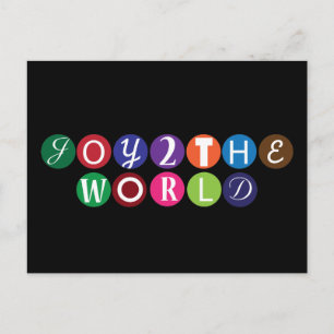 Joy To The World Holiday Postcard