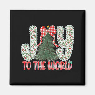 Joy To The World Jesus Christian Christmas Xmas Tr Magnet