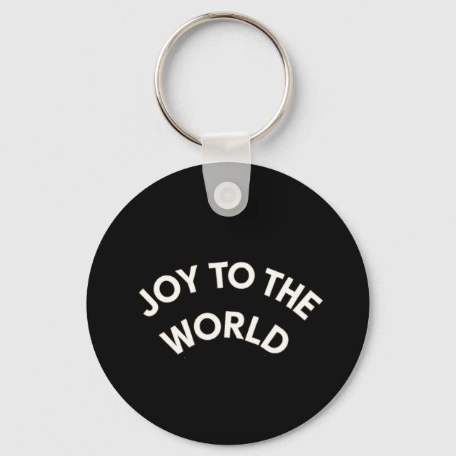 Joy to the World Key Ring (Front)
