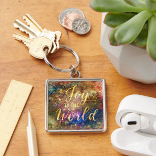 Joy to the World Key Ring