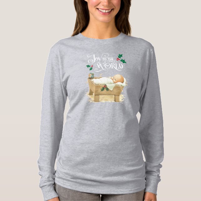 Joy To The World Long Sleeve T-shirt (Front)