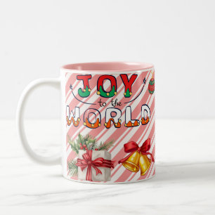 joy to the world, merry chrismas coffee mug