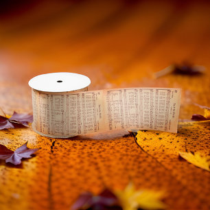 "Joy To The World" Music Christmas Satin Ribbon