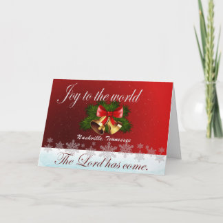 Joy to the World Nashville Christmas Card