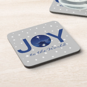 Joy to the World nativity Coaster