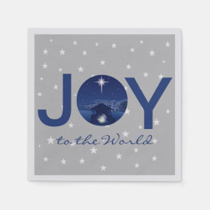 Joy to the World nativity  Napkin