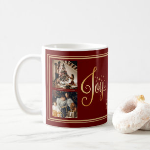 Joy to the World Personalised Red Mug