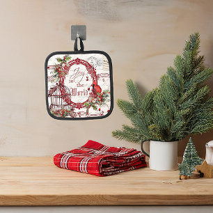 Joy to the world pot holder