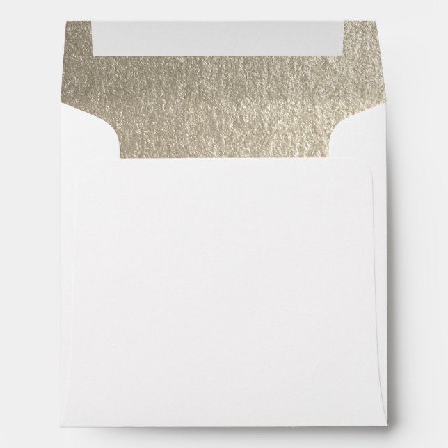 Joy to the World. Silver Foil Christmas Envelopes (Back (Bottom))