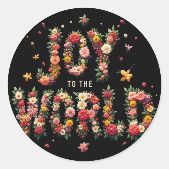 JOY to the World Stickers  (Front)