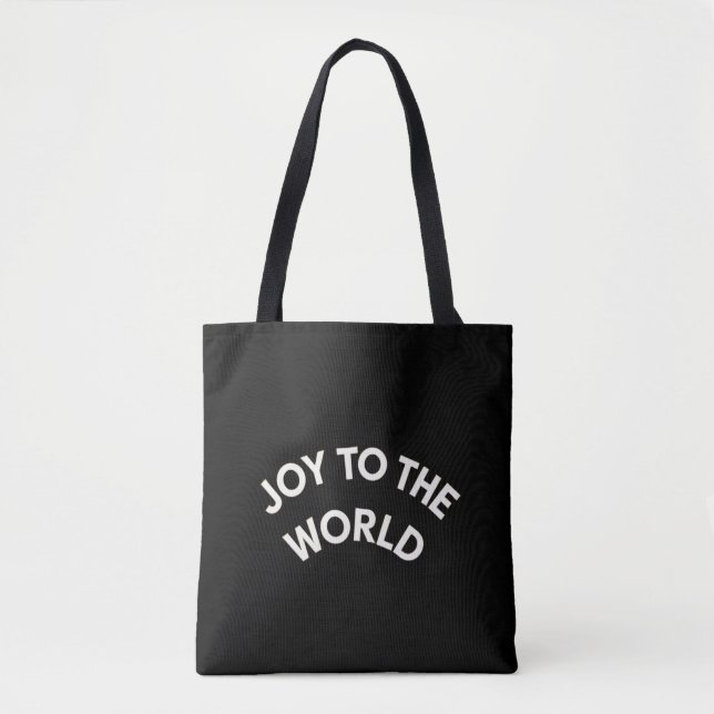 Joy to the World Tote Bag (Front)